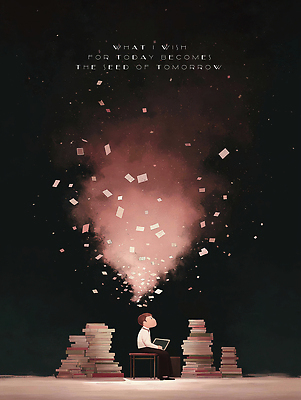 JPG 교육 남자 종이 생각 일러스트 상상 미래 아이디어 이야기 앉기 소년 책 노트북 빛 학습 독서 희망 꿈 교양 작업 책상 고민 내일 상상력 창의성 책더미 국내일러스트 AI일러스트 AI콘텐츠 감정 어린이 가구 컨셉 모션 사람 전자제품 무더기 파일형식