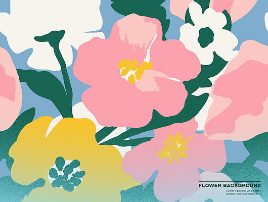 식물 디자인 꽃 예술 컬러 백그라운드 꽃무늬 패턴 일러스트 자연 벽지 장식 봄 그림 부드러움 화사함 봄내음 생동감 창의성 국내일러스트 AI파일 계절 컨셉 무늬 감각 생태계 파일형식 벡터