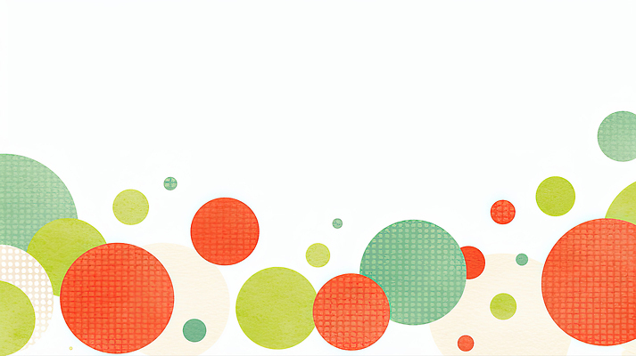 JPG 모양 디자인 예술 컬러 백그라운드 패턴 일러스트 미술 그래픽 장식 빨간색 초록색 연두색 디지털 원형 조화 창의성 국내일러스트 AI일러스트 AI콘텐츠 도형 무늬 문화예술 파일형식