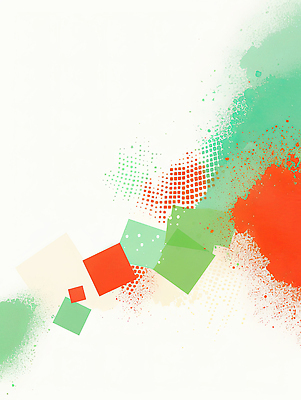 JPG 모양 디자인 감정 예술 컬러 백그라운드 패턴 일러스트 추상 그래픽 사각형 표현 비교 그림 상상력 색채 조합 창의성 국내일러스트 AI일러스트 AI콘텐츠 도형 컨셉 무늬 파일형식