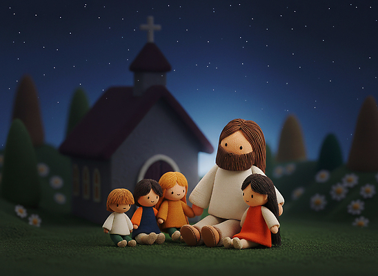 JPG 편집이미지 행복 별 종교 밤하늘 따뜻함 대화 교회 믿음 예수 편안함 조화 소통 순간 이미지편집 AI컴퓨터그래픽 AI콘텐츠 자연요소 감정 컨셉 종교건축 하늘 말하기 건물 신_종교 감각 야간 파일형식