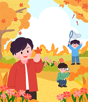 동물 계절 남자 꽃 감정 어린이 관계 모션 표정 사람 체험학습 생태계 파일형식 꽃밭 소년 자연 곤충 야외 놀이 행복 웃음 탐험 식물 색감 즐거움 친구 관찰 자연학습 풍경 국내일러스트 PSD 일러스트 가을