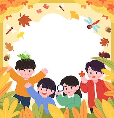 동물 계절 감정 곤충 컨셉 잎 모션 놀이 표정 구기 벌레 생태계 파일형식 단풍 자연 탐험 웃음 도전 나뭇잎 날씨 행복 놀이터 식물 관찰 크리켓 잠자리 애벌레 신기함 여름 국내일러스트 PSD 일러스트 가을