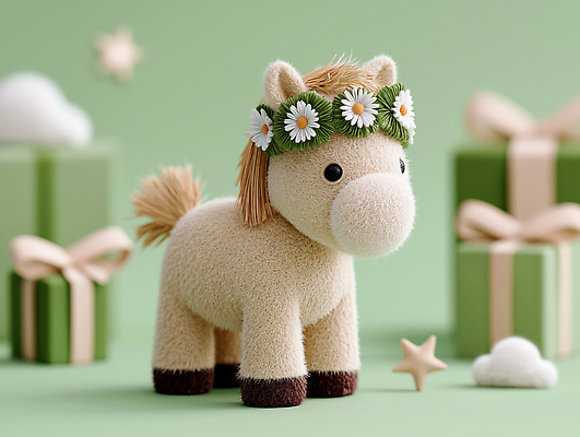 JPG 편집이미지 디자인 기념일 꽃 어린이 인형 선물 장식 초록색 상자 귀여움 아기 머리띠 말_게임 즐거움 조랑말 조화 이미지편집 AI컴퓨터그래픽 AI콘텐츠 식물 감정 컬러 컨셉 장신구 사람 이벤트 말_동물 파일형식