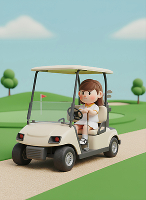 JPG 편집이미지 스포츠 골프 골프장 날씨 휴식 대화 풍경 소녀 취미 야외 여름 친구 운동 운전 게임 깃발 즐거움 골프카트 편집3D AI컴퓨터그래픽 AI콘텐츠 계절 여자 감정 어린이 컨셉 스포츠시설 관계 모션 놀이 골프용품 건강 말하기 3D 구기 파일형식