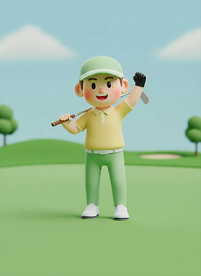 JPG 나무 편집이미지 캐릭터 어린이 스포츠 포즈 골프 모션 골프장 놀이 하늘 풍경 잔디 취미 파란색 운동 기쁨 축하 클럽 편집3D AI컴퓨터그래픽 AI콘텐츠 식물 감정 컬러 컨셉 스포츠시설 건강 사람 3D 구기 파일형식