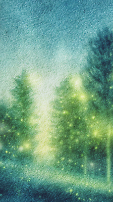 JPG 나무 야경 일러스트 자연 생명 조명 풍경 여름 빛 소리 고요 산책 시골 춤 숲 신비 생태계 반딧불이 뷰티풀 국내일러스트 AI일러스트 AI콘텐츠 식물 계절 곤충 컨셉 문화예술 휴식 야간 파일형식 풍경_경치