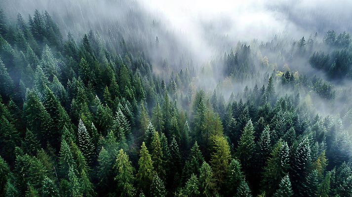 JPG 나무 편집이미지 자연 풍경 초록색 평화 소리 고요 새벽 안개 숲 편안함 신비 뷰티풀 산들바람 청정 편집실사 AI포토 AI콘텐츠 자연요소 식물 컬러 컨셉 바람 날씨 감각 CG 생태계 파일형식