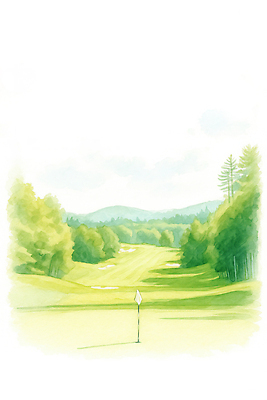 JPG 나무 여유 스포츠 골프 일러스트 모션 골프장 자연 하늘 산 풍경 잔디 야외 여름 햇빛 평화 산책 뷰티풀 국내일러스트 AI일러스트 AI콘텐츠 식물 계절 감정 컨셉 스포츠시설 휴식 태양 구기 생태계 파일형식