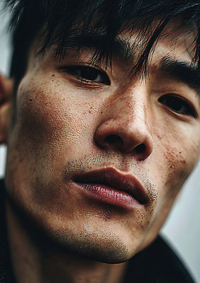 JPG 편집이미지 남자 감정 얼굴 표정 카메라 피부 질감 멋 의료성형뷰티 외모 편집실사 AI인물포토 AI콘텐츠 사람 신체부위 전자제품 CG 파일형식 AI포토