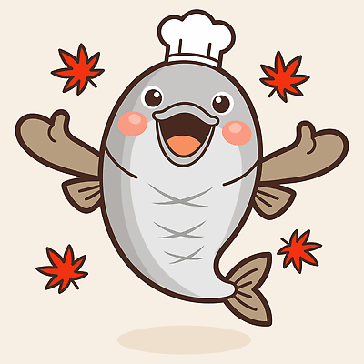 캐릭터 감정 음식 단풍 일러스트 재료 장신구 어류 요리 웃음 풍경 귀여움 주방 요리사 식사 즐거움 색감 전어 일러캐릭터 AI파일 직업 컨셉 잎 표정 수중동물 파일형식 벡터