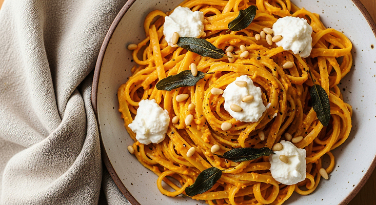 JPG 편집이미지 접시 재료 호박 파스타 요리 식사 저녁 크림 솔잎 점심 잣 간편조리식품 맛있는 리코타치즈 편집실사 AI포토 AI콘텐츠 식기 음식 잎 채소 치즈 서양음식 견과류 야간 CG 파일형식