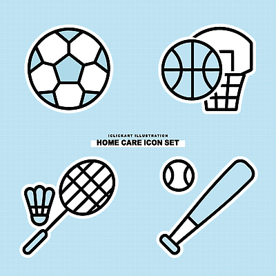 아이콘 스포츠 백그라운드 공 모션 놀이 농구 건강 운동 축구 야구 야구방망이 라켓 은메달 2D아이콘 AI파일 스포츠용품 구기 야구용품 메달 파일형식 벡터