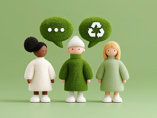 JPG 편집이미지 디자인 옷 인형 날씨 3D캐릭터 대화 초록색 친구 환경 재활용 의식 보호 심볼 소통 편집3D AI컴퓨터그래픽 AI콘텐츠 캐릭터 컬러 컨셉 관계 말하기 3D 친환경 파일형식