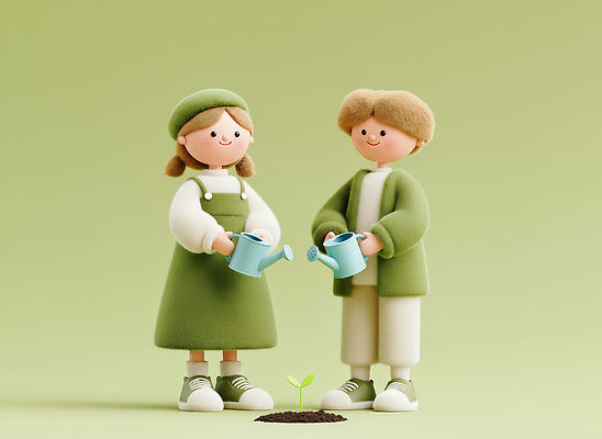 JPG 식물 편집이미지 교육 감정 자연 협력 3D캐릭터 초록색 자연보호 기쁨 성장 물주기 정원가꾸기 창의성 편집3D AI컴퓨터그래픽 AI콘텐츠 캐릭터 컬러 모션 3D 보호 생태계 원예 파일형식