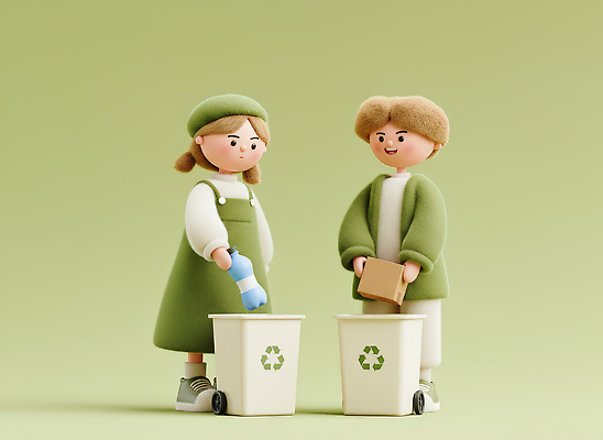 JPG 편집이미지 교육 종이 어린이 모션 자연 3D캐릭터 통 상자 자연보호 재활용 플라스틱 청소 친환경 격리 편집3D AI컴퓨터그래픽 AI콘텐츠 캐릭터 컨셉 재질 사람 3D 환경 보호 생태계 파일형식