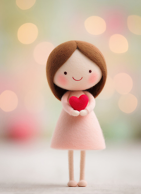 JPG 편집이미지 손 행복 감정 얼굴 어린이 인형 컬러 백그라운드 3D캐릭터 따뜻함 표정 사랑 장식 귀여움 기쁨 하트 편집3D 양모펠트 AI컴퓨터그래픽 AI콘텐츠 모양 캐릭터 컨셉 사람 신체부위 3D 양모 펠트 파일형식