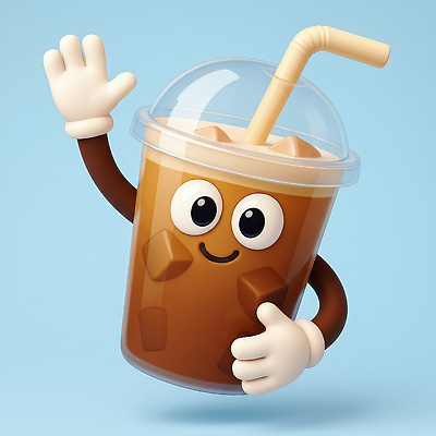 JPG 편집이미지 캐릭터 손 디자인 행복 음료 포즈 백그라운드 아이스크림 3D캐릭터 컵 파란색 마시기 아이스아메리카노 스타일 편집3D AI컴퓨터그래픽 AI콘텐츠 식기 감정 컬러 모션 디저트 신체부위 3D 아메리카노 아이스커피 파일형식