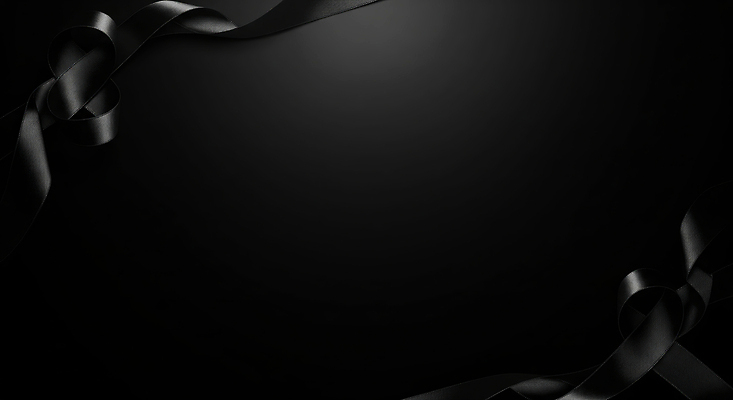 JPG 편집이미지 감정 장식 고요 흐름 비교 분위기 우아함 조화 추모 검정리본 편집실사 AI포토 AI콘텐츠 리본 컨셉 CG 파일형식