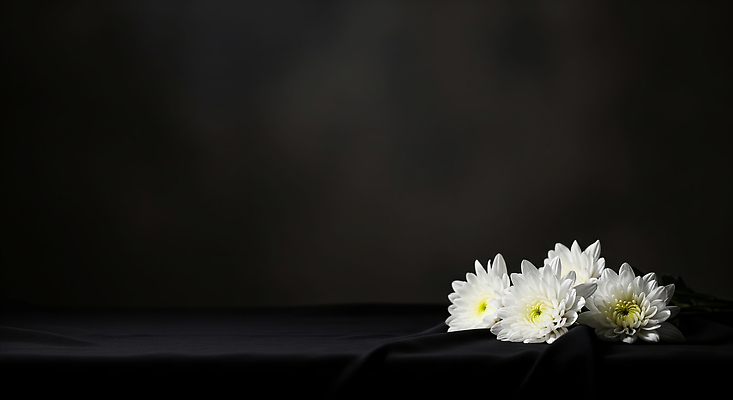 JPG 편집이미지 꽃 예술 꽃다발 백그라운드 잎 자연 국화 장식 검은색 전시 흰색 질감 장면 조화 뷰티풀 추모 편집실사 AI포토 AI콘텐츠 식물 컬러 CG 생태계 파일형식
