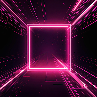 JPG 편집이미지 디자인 예술 선 분홍색 추상 미래 기술 그래픽 빛 디지털 사각형 경쟁 공간 신비 통로 전자 이미지편집 AI컴퓨터그래픽 AI콘텐츠 도형 컬러 컨셉 무늬 파일형식