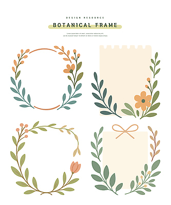 식물 디자인 예술 컬러 백그라운드 일러스트 자연 아이디어 프레임 그래픽 장식 디지털 자료 모던 그림 온라인 무료 효과 국내일러스트 AI파일 컨셉 생태계 파일형식 벡터