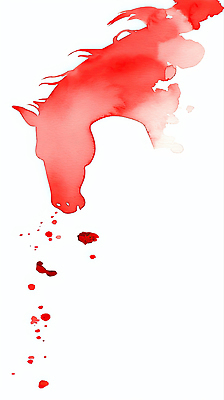 JPG 모양 디자인 실루엣 예술 컬러 백그라운드 일러스트 추상 미술 빨간색 물감 방울 표현 말_게임 점 구출 그림 창의성 국내일러스트 붉은말 AI일러스트 AI콘텐츠 무늬 문화예술 촬영기법 장식 미술도구 말_동물 도움 파일형식