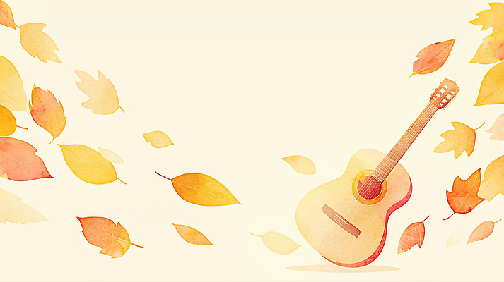 JPG 나무 예술 음악 컬러 백그라운드 단풍 잎 일러스트 상상 자연 풍경 햇빛 소리 자유 가을 기타 편안함 감성 조화 멜로디 뷰티풀 국내일러스트 AI일러스트 AI콘텐츠 식물 계절 컨셉 현악기 문화예술 태양 감각 생태계 파일형식
