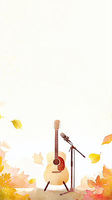JPG 예술 음악 컬러 백그라운드 단풍 낙엽 연주 일러스트 자연 사람 소리 공연 공간 가을 기타 분위기 편안함 마이크 힐링 감성 창작 테마 국내일러스트 AI일러스트 AI콘텐츠 계절 음향기기 컨셉 잎 현악기 문화예술 이벤트 감각 생태계 파일형식