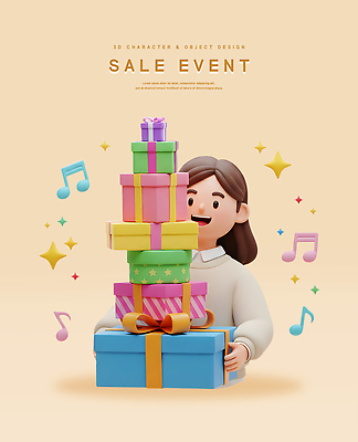 PSD 편집이미지 디자인 행복 감정 음악 컬러 디저트 3D캐릭터 선물 사람 이벤트 장식 상자 세일 축제 공책 기쁨 편집3D 캐릭터 음식 문화예술 문구용품 3D 파일형식