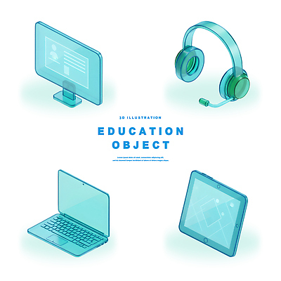 PSD 편집이미지 디자인 교육 기술 노트북 전자제품 학습 컴퓨터 태블릿 디지털 스크린 헤드폰 기계 학습도구 교육자료 편집3D 음향기기 스마트기기 3D 자료 교육용품 파일형식