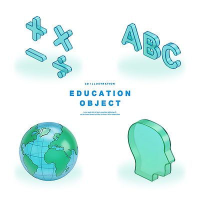 PSD 편집이미지 알파벳 교육 학교 교재 그래픽 학습 지구본 수학기호 학습자료 편집3D 기호 영어 3D 교육자료 파일형식
