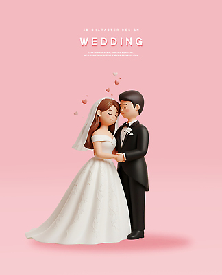PSD 편집이미지 손 디자인 커플 드레스 기념일 행복 신부 신랑 결혼 결혼식 3D캐릭터 사랑 턱시도 피규어 로맨틱 축하 신랑신부 편집3D 캐릭터 옷 감정 신부_웨딩 컨셉 관계 정장 이벤트 신체부위 3D 미니어처 파일형식