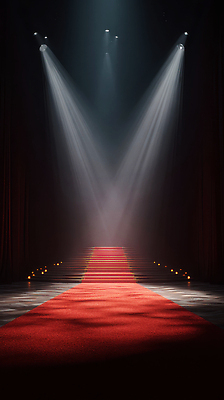 JPG 편집이미지 예술 음악 조명 이벤트 카펫 공연 무대 분위기 공연장 스포트라이트 연극 설렘 이미지편집 AI컴퓨터그래픽 AI콘텐츠 컨셉 문화예술 극장 파일형식