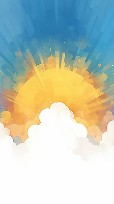 JPG 감정 여유 예술 상징 컬러 일러스트 자연 하늘 아침 따뜻함 밝음 풍경 빛 태양 일출 안개 조화 긍정적 국내일러스트 AI일러스트 AI콘텐츠 주간 자연요소 날씨 노을 생태계 파일형식