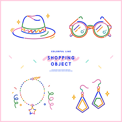 디자인 여자 패션 남자 안경 패턴 일러스트 목걸이 장신구 장식 쇼핑 유행 귀걸이 오브젝트 모던 색감 스타일 국내일러스트 AI파일 잡화 무늬 사람 파일형식 벡터