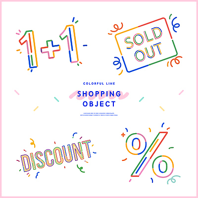 디자인 일러스트 이벤트 그래픽 쇼핑 세일 소비 구매 고객 알림 모던 마케팅 매출 제안 품절 프로모션 국내일러스트 AI파일 경제 파일형식 벡터