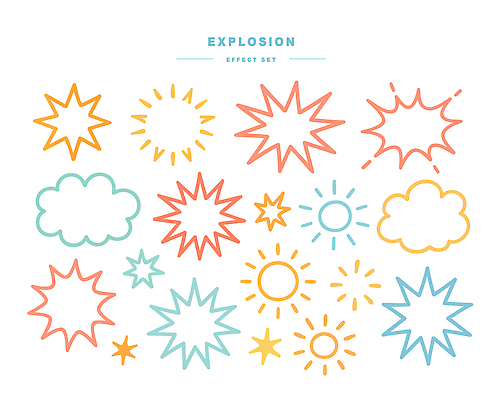 모양 디자인 예술 컬러 백그라운드 일러스트 그래픽 장식 표현 폭발 뷰티풀 창의성 창작 프로젝트 스타일 효과 국내일러스트 AI파일 파일형식 벡터