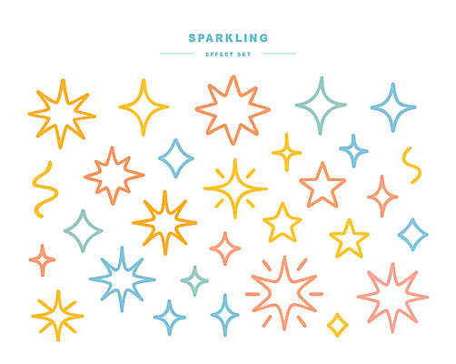 모양 디자인 컬러 패턴 일러스트 추상 아이디어 그래픽 장식 반짝임 세트 그림 모음 혁명 상상력 창의력 창작 스타일 효과 국내일러스트 AI파일 컨셉 무늬 모션 한글 파일형식 벡터