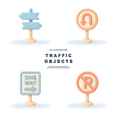 PSD 편집이미지 디자인 도로 교통 이동 자동차 표시 안내 안전 3D 금지 표지판 방향 교차로 교통신호 편집3D 길 육상교통 컨셉 교통시설 알림판 디지털합성 파일형식