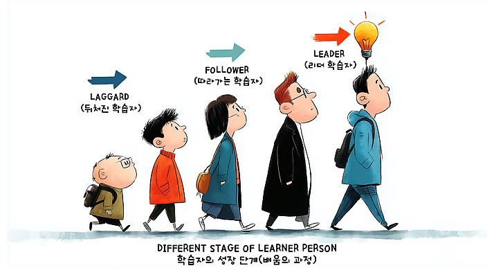 JPG 교육 컬러 일러스트 전구 아이디어 학습 성장 표현 변화 리더 단계 의사소통 이해 스타일 국내일러스트 AI일러스트 AI콘텐츠 컨셉 파일형식