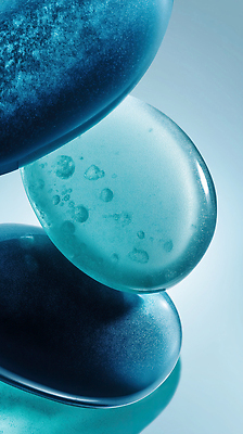 JPG 편집이미지 컬러 자연 빛 반사 평화 돌_바위 물방울 질감 청록색 부드러움 겹침 조화 뷰티풀 이미지편집 AI컴퓨터그래픽 AI콘텐츠 컨셉 감각 생태계 파일형식