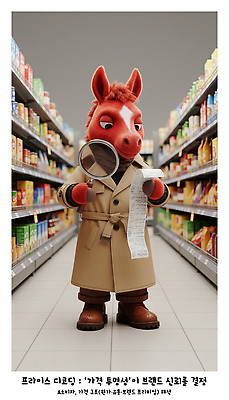 JPG 편집이미지 돋보기 쇼핑 상점 소비 상품 고객 심볼 검사_조사 통로 진열장 슈퍼마켓 마스코트 이미지편집 AI컴퓨터그래픽 AI콘텐츠 2026트렌드 유행 파일형식 2026년