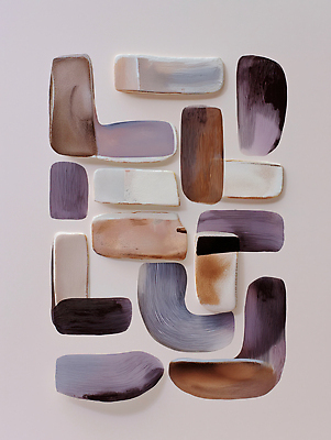 JPG 모양 디자인 예술 컬러 조각 패턴 일러스트 추상 미술 장식 갈색 보라색 공간 도자기 배열 질감 작품 대칭 창의성 국내일러스트 AI일러스트 AI콘텐츠 무늬 문화예술 파일형식