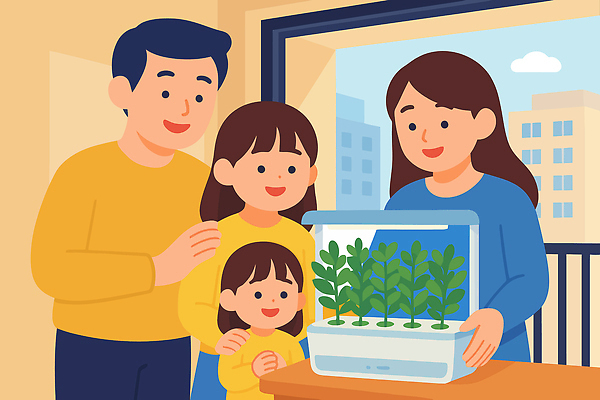 식물 교육 행복 화분 일러스트 가족 모션 자연 주택 실내 실험 웃음 취미 초록색 부모 자녀 도시 친환경 기르기 국내일러스트 AI파일 감정 컬러 관계 표정 내부 건물 환경 생태계 돌봄 파일형식 벡터