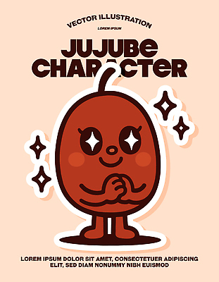 캐릭터 디자인 분홍색 컬러 일러스트 표정 친구 반짝임 귀여움 양손 표현 즐거움 그림 대추 스타일 일러캐릭터 AI파일 손 감정 컨셉 관계 모션 파일형식 벡터