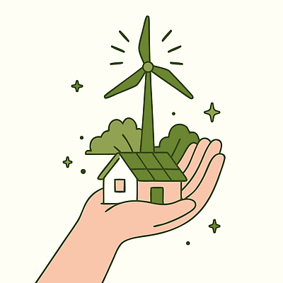 나무 손 디자인 일러스트 자연 주택 자연보호 에너지 그린에너지 전기에너지 친환경 혁명 기후변화 주거공간 인프라 국내일러스트 AI파일 식물 컨셉 날씨 건물 신체부위 환경 공간 변화 보호 생태계 파일형식 벡터