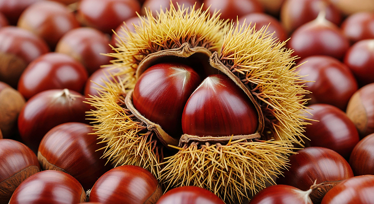 JPG 식물 편집이미지 음식 자연 생명 건강 농작물 갈색 견과류 수확 껍질 맛 밤 편집실사 AI포토 AI콘텐츠 컬러 컨셉 농업 CG 생태계 파일형식