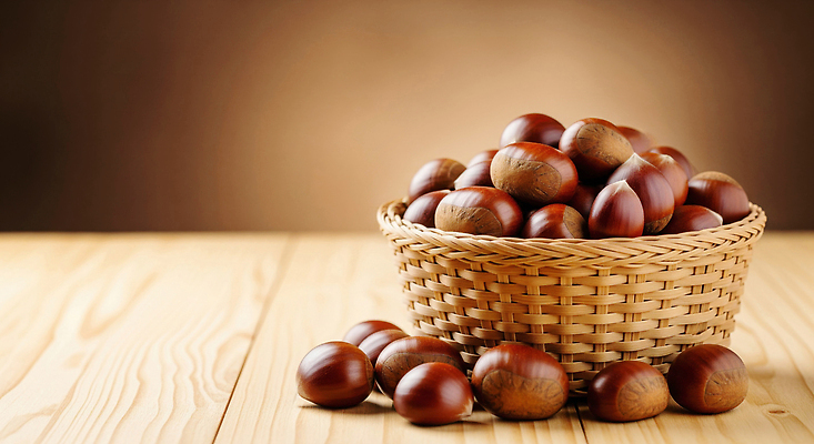 JPG 나무 편집이미지 전통 음식 식재료 자연 탁자 디저트 따뜻함 요리 바구니 밤 건강식 자소엽 편집실사 AI포토 AI콘텐츠 식물 가구 견과류 한약재 CG 생태계 파일형식