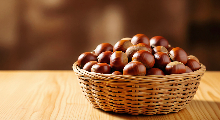 JPG 나무 편집이미지 한식 식재료 자연 식탁 디저트 따뜻함 농작물 갈색 바구니 밤 편안함 가득함 건강식 제철 편집실사 AI포토 AI콘텐츠 식물 음식 컬러 농업 탁자 견과류 감각 CG 생태계 파일형식